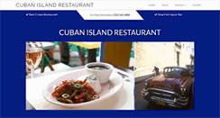 Desktop Screenshot of cuban-restaurant-beachside.com