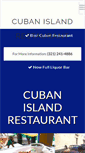 Mobile Screenshot of cuban-restaurant-beachside.com